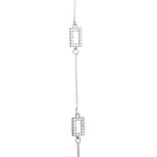 Cubic Fusion Silver Bracelet
