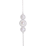 Load image into Gallery viewer, Pearl Silver Bracelate
