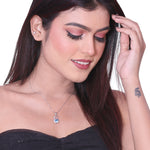 Load image into Gallery viewer, Blue Swan Silver Pendant

