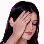 Load image into Gallery viewer, Radiant Solitaire Silver Sing
