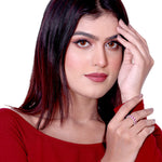 Load image into Gallery viewer, Pink Baguette Silver Ring
