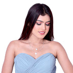 Double Layered Disco Silver Set