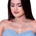 Load image into Gallery viewer, Double Layered Disco Silver Set

