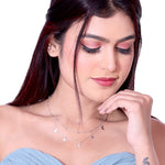 Load image into Gallery viewer, Twin Layer Silver Neckless
