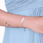 Pearl Silver Bracelate