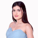 Load image into Gallery viewer, Double Leyer Pearl Silver Neckles
