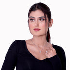 Solitaire Charm Chain Pendant
