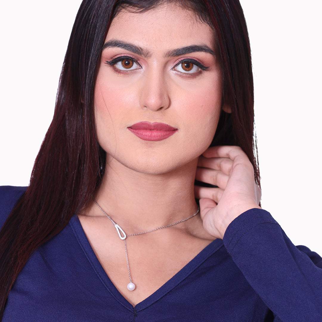 Fresh Water Pearl Silver Neckles