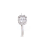 Load image into Gallery viewer, Radiant Solitaire Silver Sing
