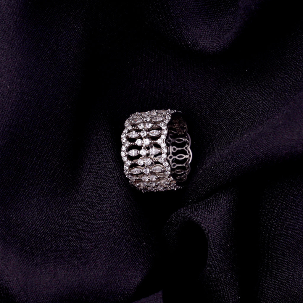 Fusions Silver Ring Band