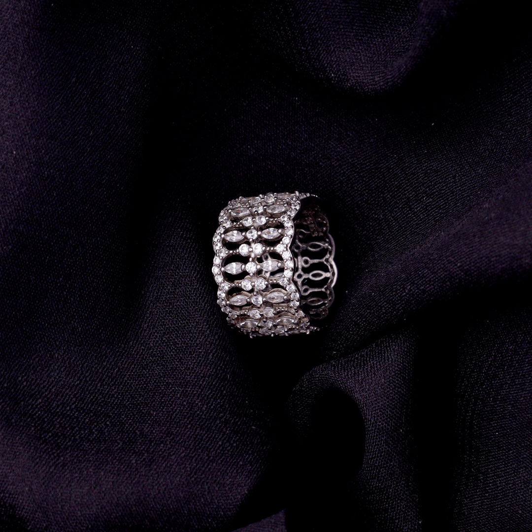 Fusions Silver Ring Band