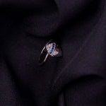 Load image into Gallery viewer, Oceanic Blue Silver Ring
