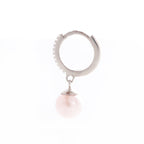 Water Pearl Silver Earing