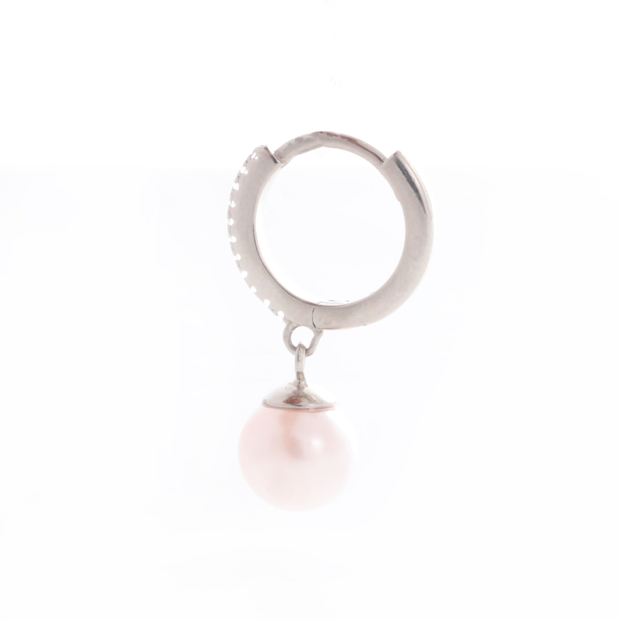 Water Pearl Silver Earing
