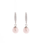 Water Pearl Silver Earing