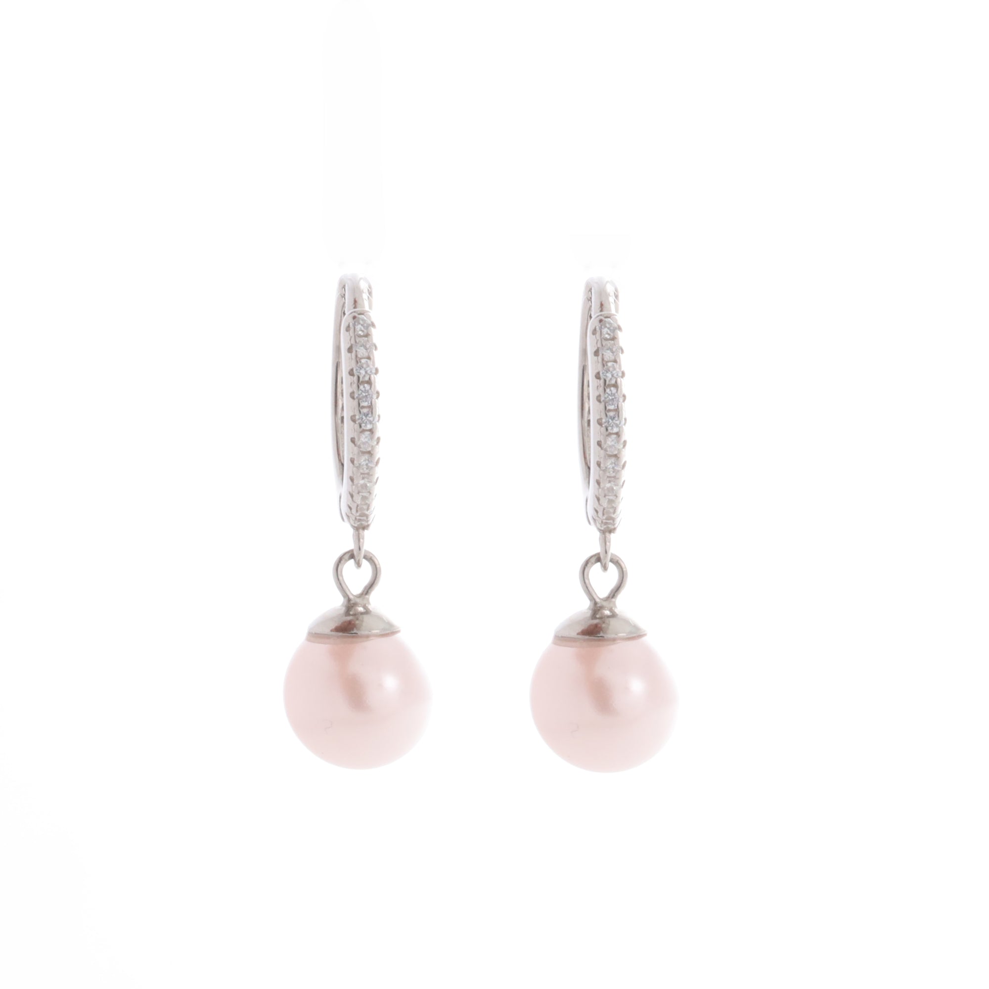 Water Pearl Silver Earing