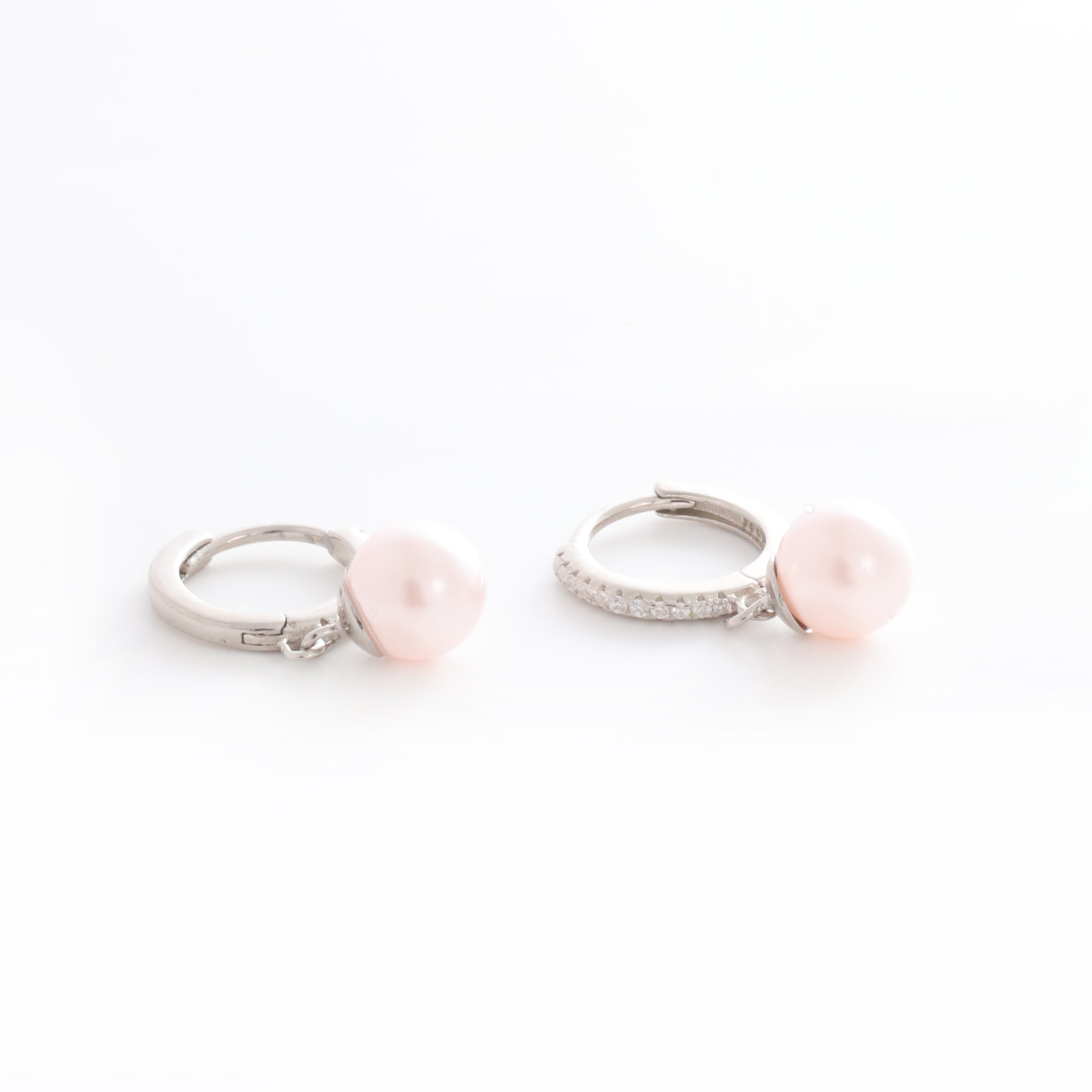 Water Pearl Silver Earing