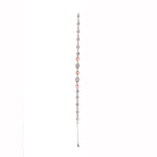 Cherry Opal Silver Bracelet