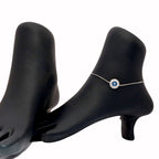 Evil Eyes Lightly Embellished Anklet