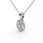 Cluster Round Diamond Designer Pendant
