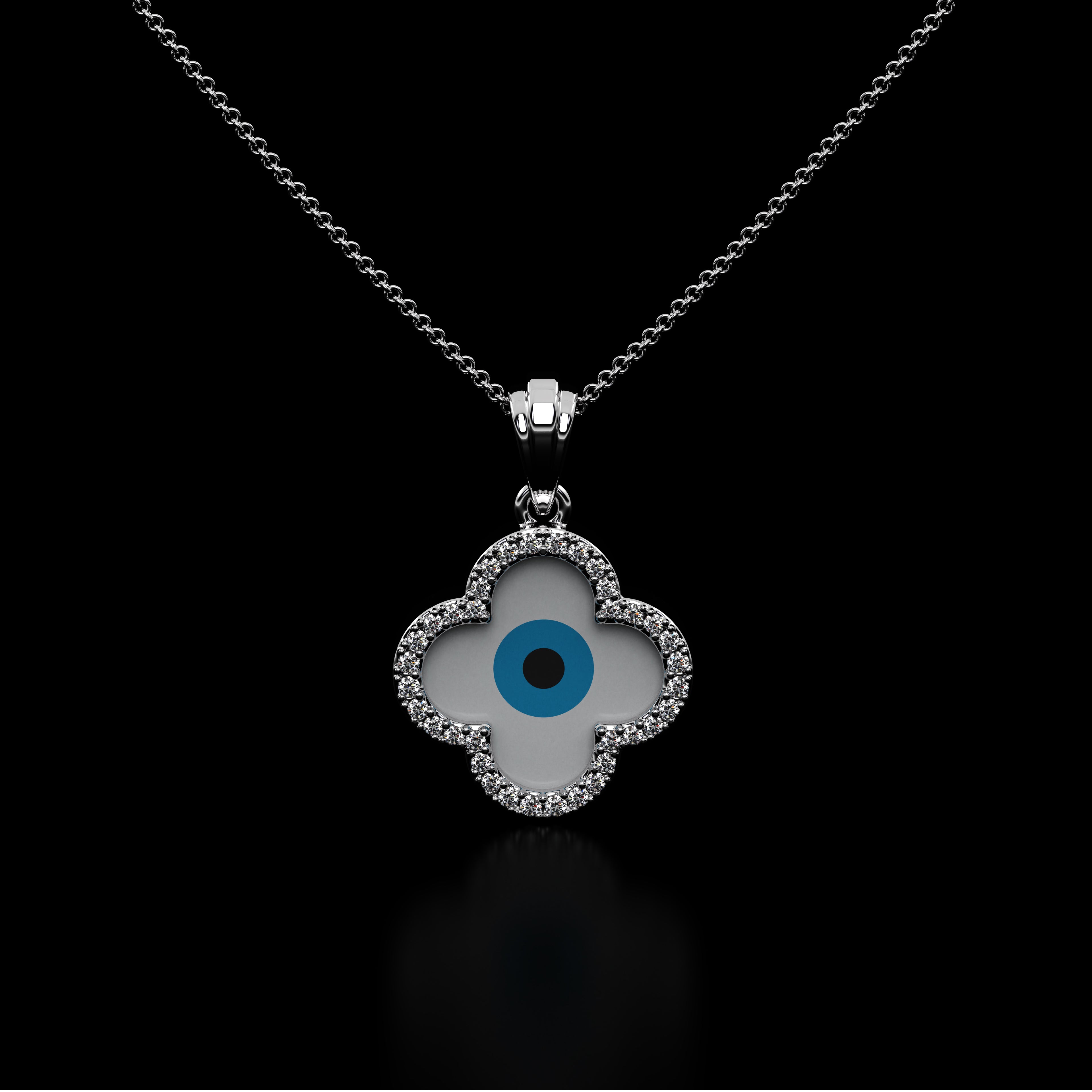 Clover Evileye Pendant
