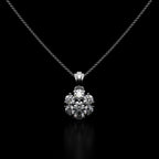 Cluster Round Diamond Designer Pendant