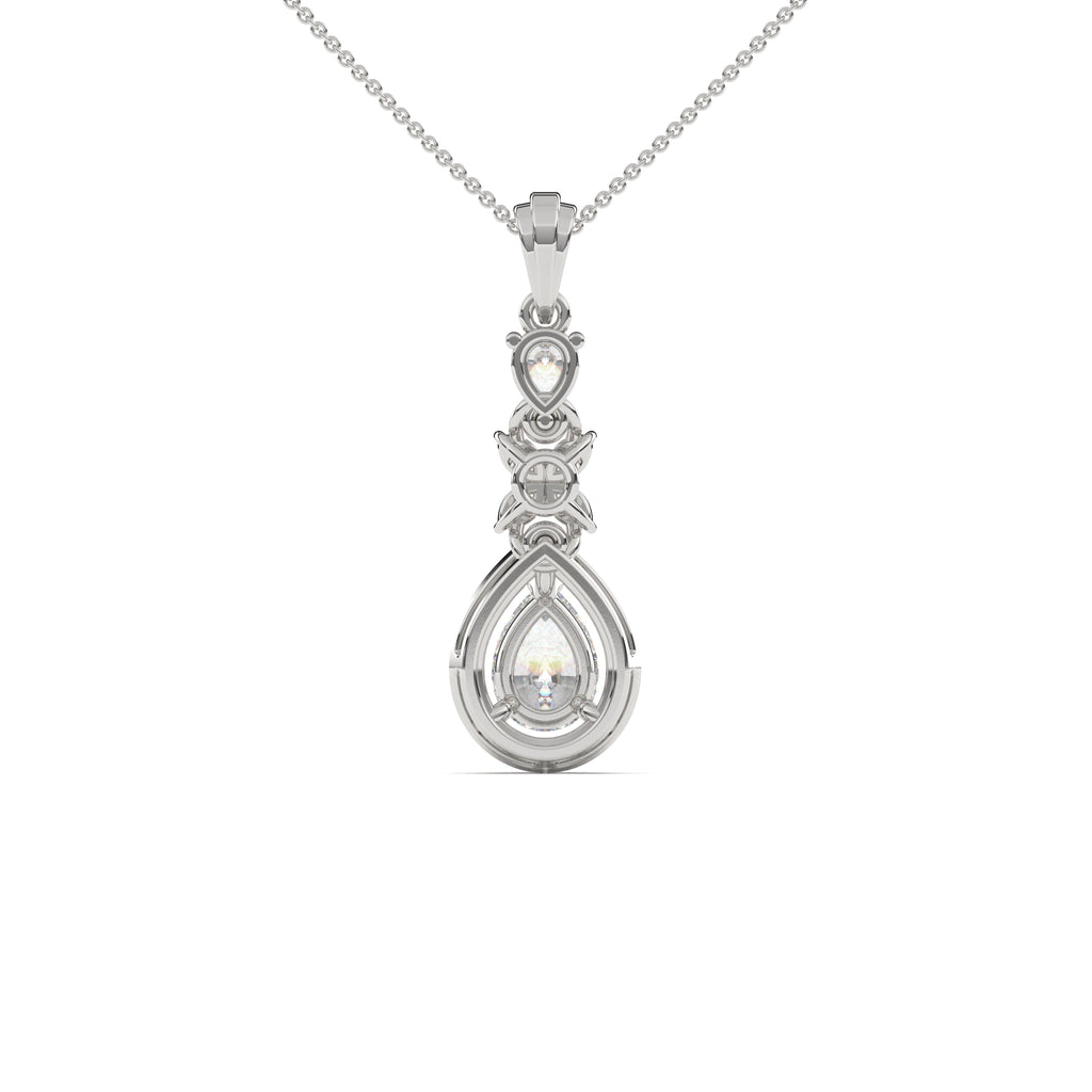Florent Pear Drop Diamond Pendant