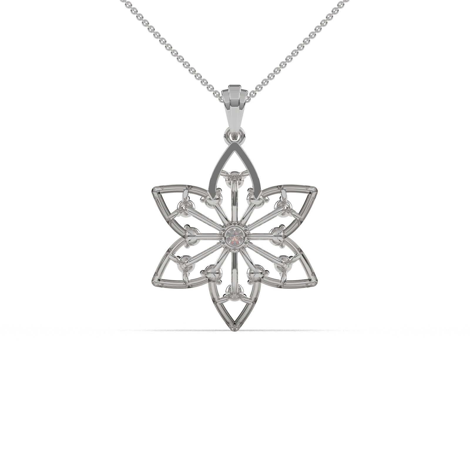 Statement Royal Lotus Pendant