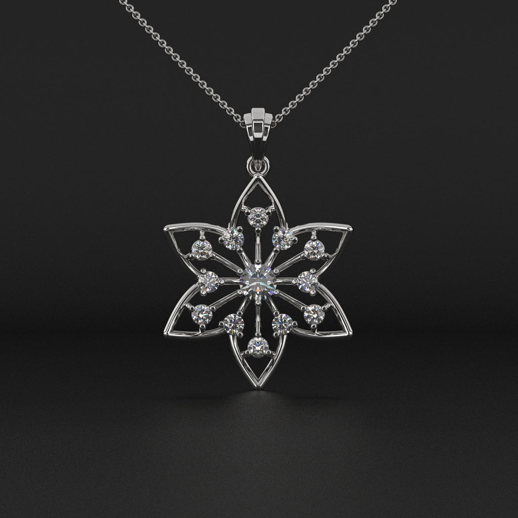 Statement Royal Lotus Pendant