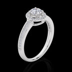 Classic Halo Engagement Ring