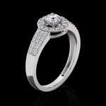 Load image into Gallery viewer, Twisted Solitaire Engagement Ring
