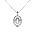Elliptic Diamond Pendant
