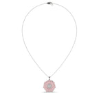 Pink Daisies Flower Pendant