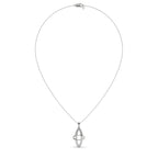 Simulate Circle Diamond Pendant