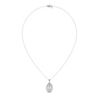 Peardrop Solitaire Diamond Pendant