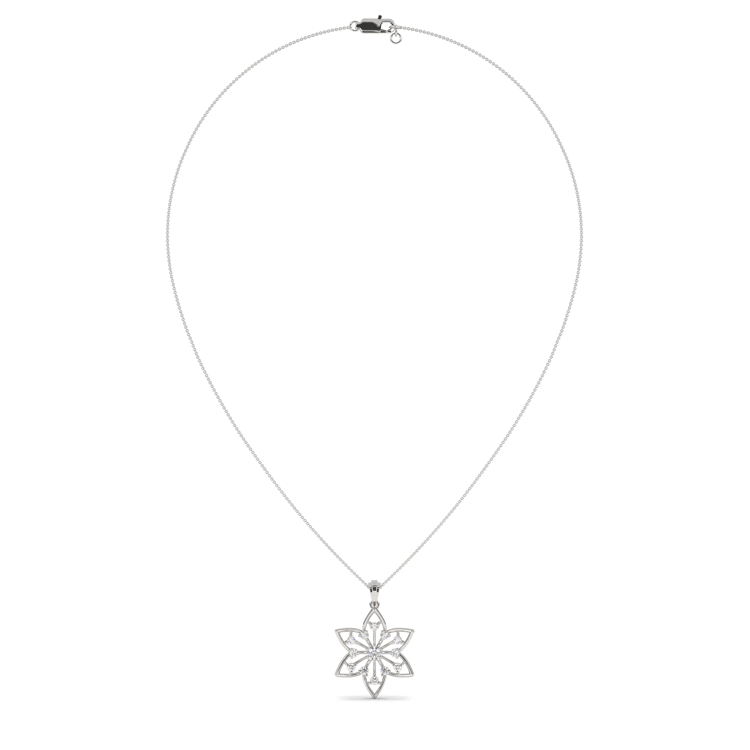 Statement Royal Lotus Pendant