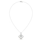Solitaire Clover-Shaped Pendant