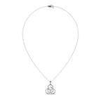 Mystic Overlay Solitaire Pendant