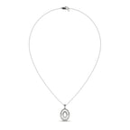 Elliptic Diamond Pendant