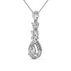 Florent Pear Drop Diamond Pendant