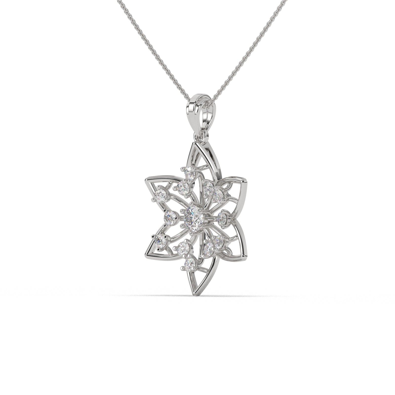 Statement Royal Lotus Pendant