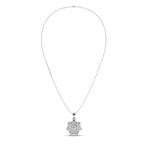 Cluster Floret Silver Pendant