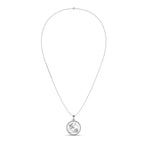 Leaf Motif Silver Pendant