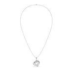 Intertwined Heart Silver Pendant