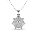 Cluster Floret Silver Pendant