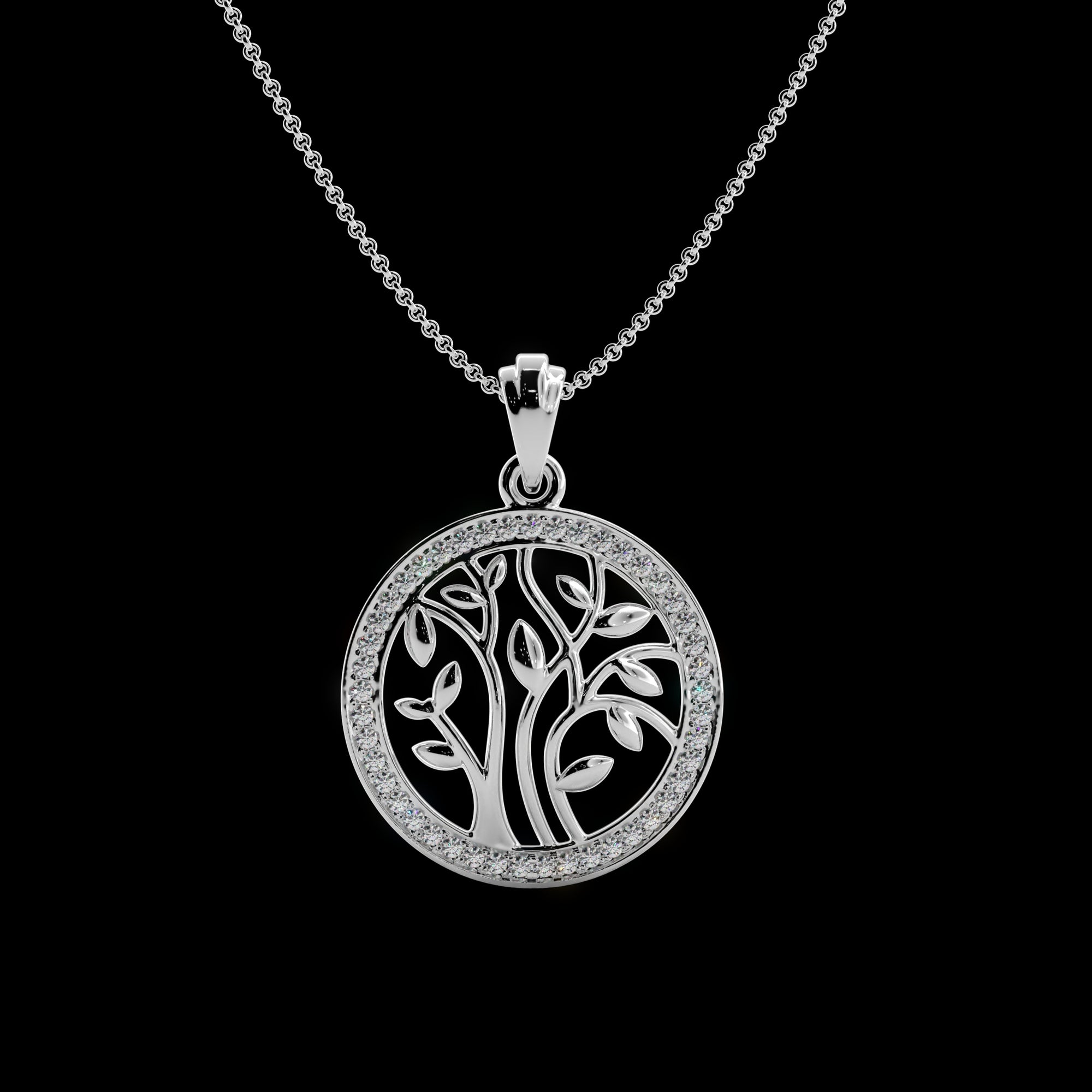 Tree of Life Silver Pendant