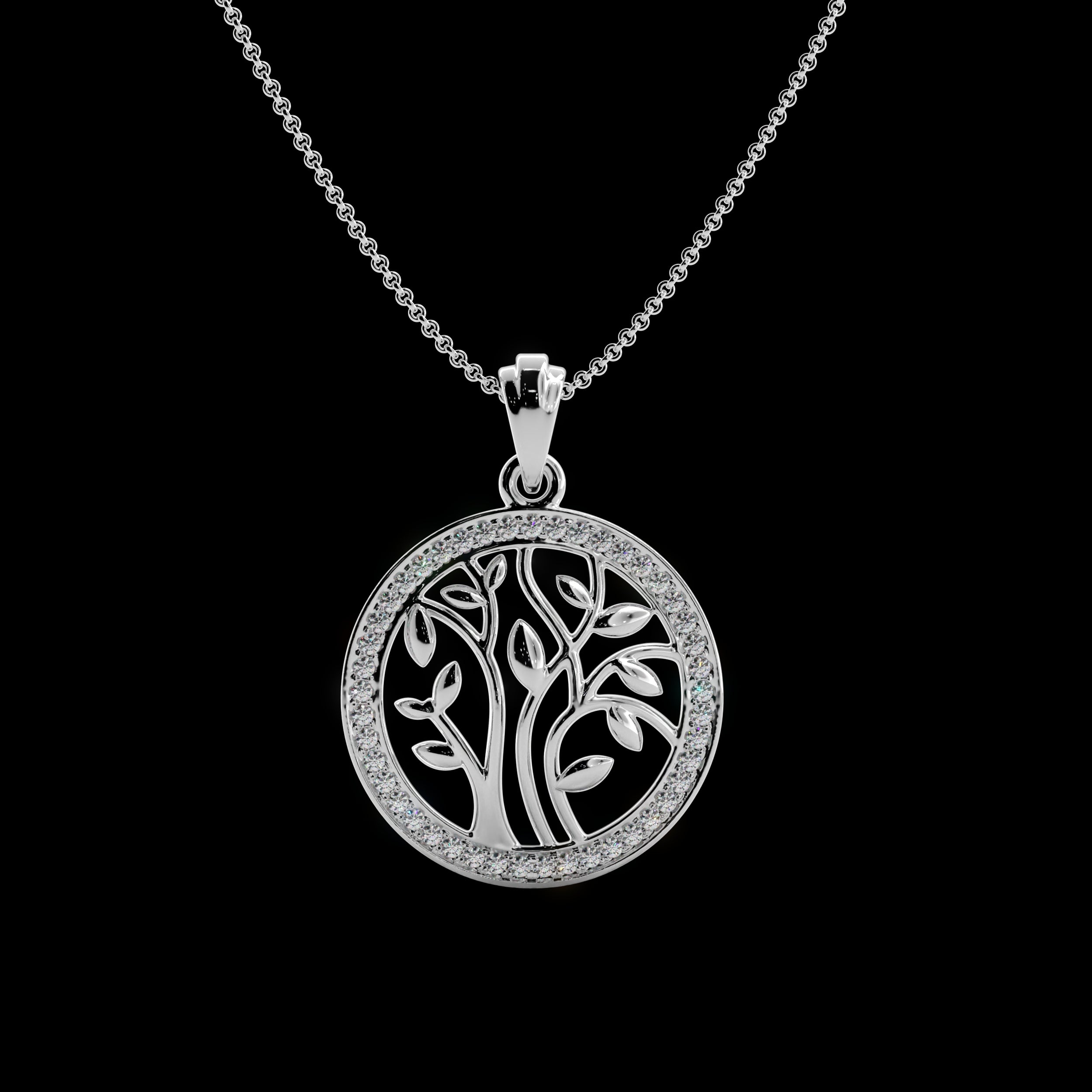 Tree of Life Silver Pendant