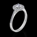 Queen Solitaire Diamond Ring
