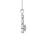 Florent Pear Drop Diamond Pendant