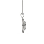 Elliptic Diamond Pendant